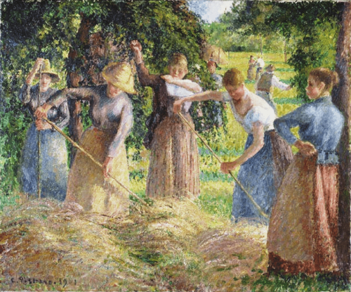 Camille Pissarro. Hay Harvest at Éragny. 1901. Nat Gallery of Canada
